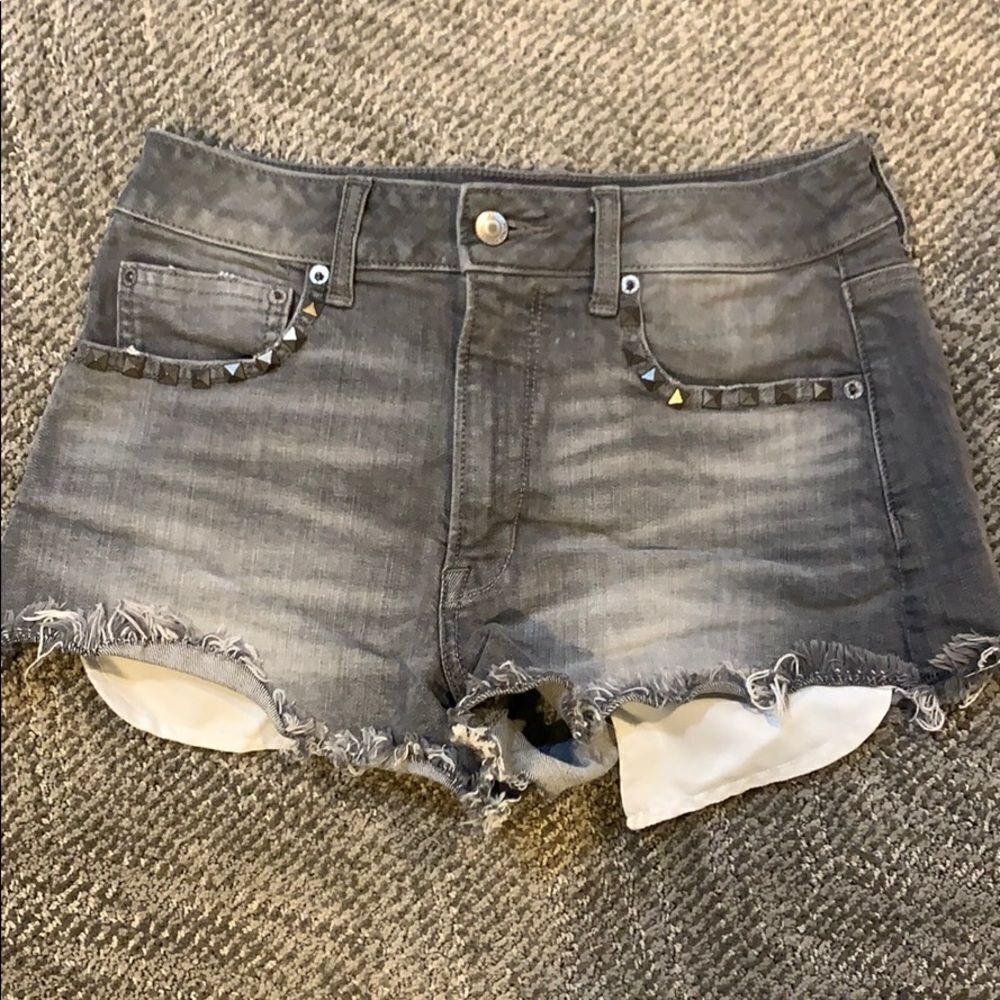 American Eagle Jean Shorts with Studded Pocket